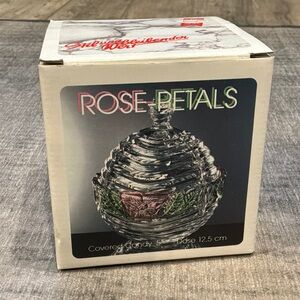 Rose Petals Covered Candy Dish